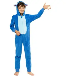 Riethmüller - Alien Stitch - Kind Kostuum - Onesie - Blauw - Maat 116