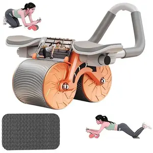 Ensemble De Roues Pour Abdominaux - Rebond Automatique - Blanc
