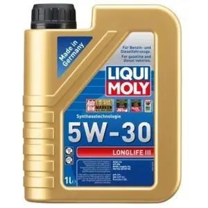 Liqui Moly 5W30 Longlife III Synthetisch Motorolie 20820 (1L) Longlife-04 VW50400/50700 C3 MB 229.51 2222213480880
