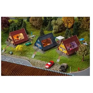 Faller Modélisme HO : Coffret de maisons de vacances aille Unique Coloris Unique pas cher