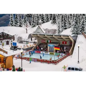 FALLER 134005 H0 Patinoire artificielle avec figurines en mouvement Largeur de voie H0 pas cher