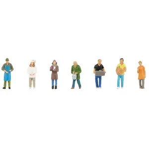 Faller 151671 H0 Weekmarkt II. figuren Geverfd, Staand pas cher