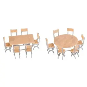 Faller - 2 Tafels en 12 stoelen - modelbouwsets, hobbybouwspeelgoed voor kinderen, modelverf en accessoires pas cher