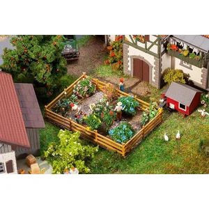 Faller 181276 Jardin décoratif avec fleurs et buissons Multicolore pas cher