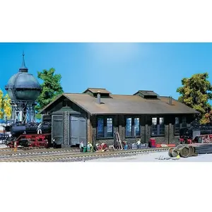 Faller - Modélisme ferroviaire HO - Remise à locomotives 2 places