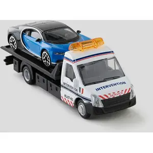Camion depanneuse avec Alfa Romeo Mito 1:43 Bburago Jaune pas cher