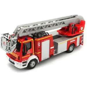 Bburago Camion de pompier Iveco Magirus 150-E 28 en métal 1/55ème - BURAGO pas cher