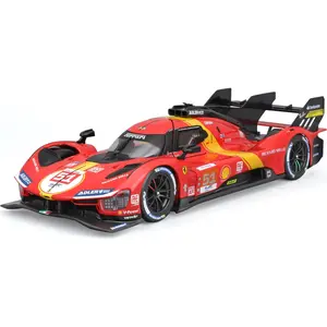 Burago May-cheong-group Véhicules Miniatures Die Cast 1/24 Kit A Monter Ferrari Racing - 499p #51 - Rouge