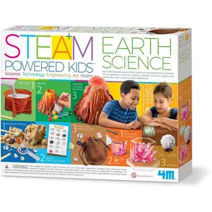 4M Speelgoed Powered Kids/Aardwetenschappen 3-In-1 pas cher