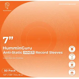 Pochettes vinyle HumminGuru Pochettes intérieures x50 (Disques 7") pas cher
