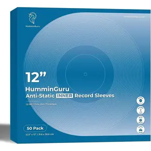 Pochettes vinyle HumminGuru Pochettes intérieures x50 (Disques 12") pas cher