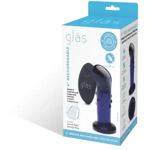 Glas - Rechargeable Remote Controlled Vibrating Dotted G-Sp pas cher