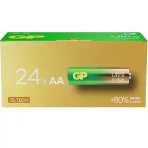 Piles AA - Lot de 24 | GP Ultra | Piles Stilo AA Alcaline de 1,5 V/LR06 - Longue durée de vie pas cher