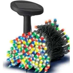 LA BOUTIQUE DE NOEL Guirlande solaire à led multifonction - 5.9 mètres - Multicolore pas cher