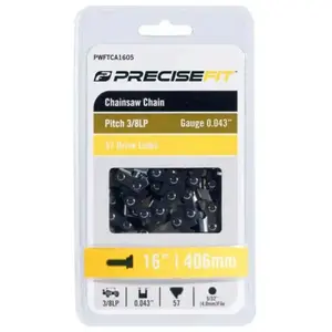 Chaîne de tronçonneuse universelle Precisefit 40 cm - 1,1mm - 66 maillons PWFTCA1605 pas cher