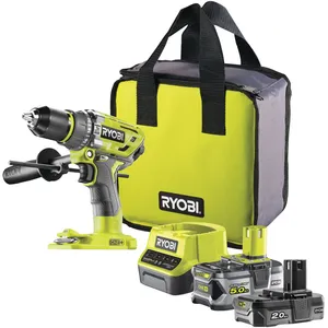 RYOBI BORSTELLOZE Boormachine 18V - 1x5Ah / 1x2Ah pas cher