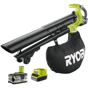 Souffleur aspiro-broyeur sans fil 18V ONE+ RYOBI RBV1850 - Brushless -...