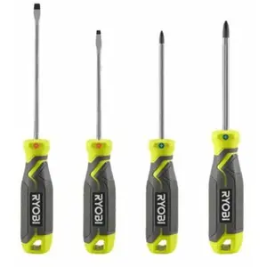 Jeu de 4 tournevis magnétiques RYOBI - RHSDS4PC pas cher