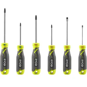 Jeu de 6 tournevis magnétiques RYOBI - RHSDS6PC pas cher