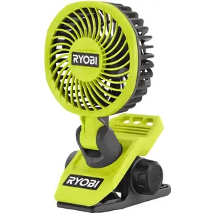 Ventilateur sur pince RYOBI 4V USB Lithium - Sans batterie ni chargeur - RCF4-0 pas cher