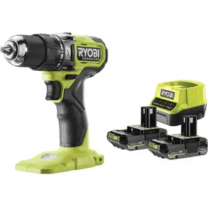 Comparateur de prix : Perceuse Ryobi 18v RPD18bL1-2C20S avec 2 piles 2ah et chargeur rapide