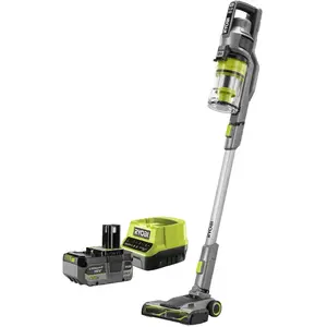 Aspirateur balai 18V RYOBI - 30AW - 600mL - Batterie 4,0Ah et chargeur... pas cher