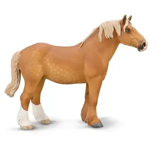COLLECTA Figurine - Belgisch Trekpaard Merrie - (XL) - Handgeschilderd - Miniatuur pas cher