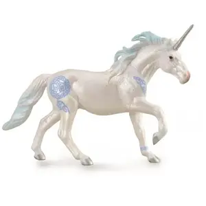 Collecta 88849 Poteau de Licorne Bleu