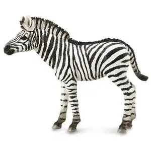 Collecta Speelfiguur Zebraveulen Zwart/wit 9 X 7 Cm