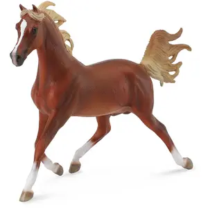 Collecta Speeldier Arabische Hengst 25 Cm Abs Bruin pas cher