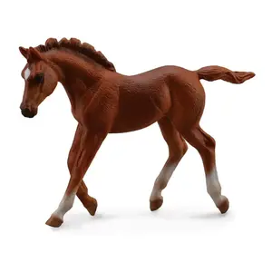 Collecta Paarden: Engels Volbloed 11 Cm Donkerbruin pas cher