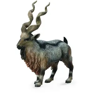 Collecta Wilde Dieren: Schroefhoorngeit 10 Cm Bruin/grijs