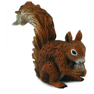 Figurine - Collecta - Ecureuil roux - Mixte - A partir de 3 ans - Cuivré pas cher