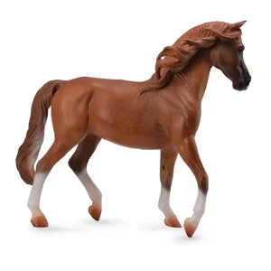 Collecta Paarden 1:12 DELUXE: ARABIER MERRIE KASTANJEBRUIN 23.5x19cm pas cher