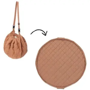 Play&Go Tapis de jeu nomade 2 en 1 en coton bio Tawny Brown OrganicVendu parberceau-magique