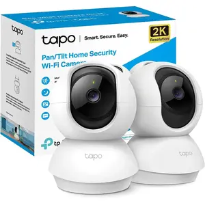 Comparateur de prix : Tapo Caméra Surveillance WiFi intérieure 2K(3MP) Tapo C210 2 Pack, Détection de personne, Audio Bidirectionnel, Compatible avec Alexa et Google Assistant, pour Bébé/Animaux, Blanc