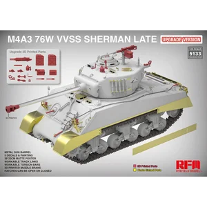 Rye Field Model Modelbouwpakket Militaire voertuigen - 5133 M4A3 76W V...Vendu parbol