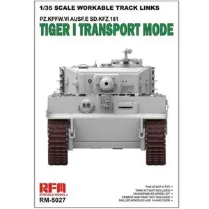 Rye Field Model TIGER I Transport Workable Track Links PZ.KPFW.VI AUSF.E.SD.KFZ.181 pas cher