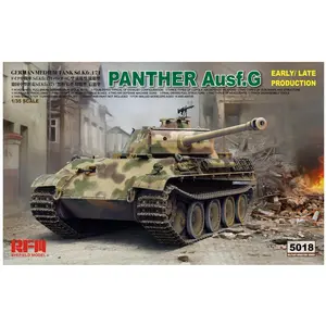 1:35 Rye Field Model 5018 Panther Ausf.G Early / Late Production Plastic Modelbouwpakket pas cher
