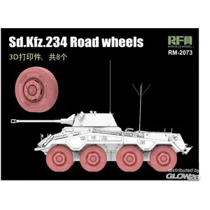 Rye Field Model Sd.Kfz. 234 Road Wheels 3D Printed (8 pcs.) pas cher