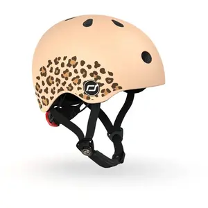 Scoot And Ride Casque XXS-S lifestyle léopard pas cher
