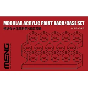 Modular Acrylic Paint Rack/base Set - Meng-model pas cher