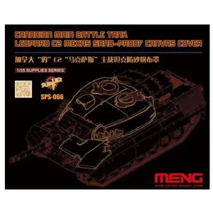 Meng-Model Canadian Main Battle Tank Leopard C2 MEXAS Sand-Proof Canvas Cover(Resin) pas cher