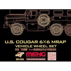 Unbekannt Meng SPS 024   Modèle Kit US Cougar 6 x 6 mrap Vehicle Wheel Set