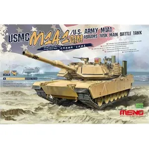 Usmc M1a1 Aim/u.s.army M1a1 Abrams Tusk Main Battle Tank- 1:35e - Meng... pas cher