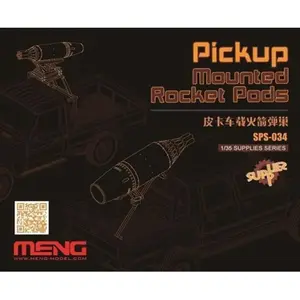 Meng Modélisme : Pods De Roquettes Pour Véhicules De Type Pick-Up pas cher