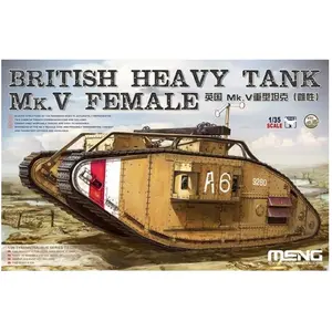 British Heavy Tank Mk.V Female - Scale 1/35 - Meng Models - MM TS-029 pas cher