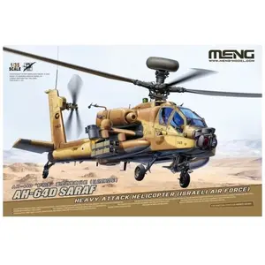 1:35 MENG QS005 Boeing AH-64 Apache - AH-64D SARAF - Saraph (Fiery Winged Serpent) Plastic Modelbouwpakket pas cher