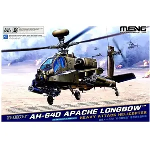 Maquette Hélicoptère Boeing Ah-64d Apache Longbow Heavy Attack Helicopter - MENG - 1:35 - Ref : 14525 pas cher