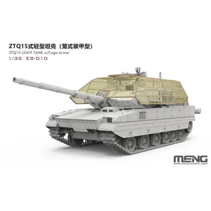MENG Modelbouwpakket Militaire voertuigen - MENG ES010 ZTQ15 Lichte Tank met Kooi-pantser - Chinese Tank Plastic - 1:35 - Modelbouw pas cher